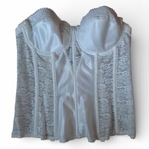 Dominique White Lace Corset Lingerie 34 C